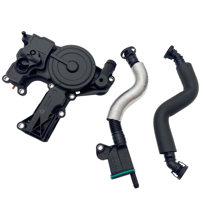 Cheriezing 06H103495A PCV Valve Oil Separator Engine Crankcase Vent Valve Compatible for Select Audi & VW Models - A3 A4 A5 Q5 TT Beetle CC Jetta Passat Tiguan 1.8 2.0 TSI - Image 1